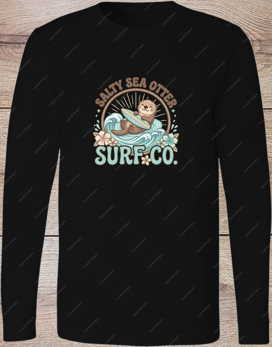 Salty Sea Otter Surf Co - Long Sleeve Front