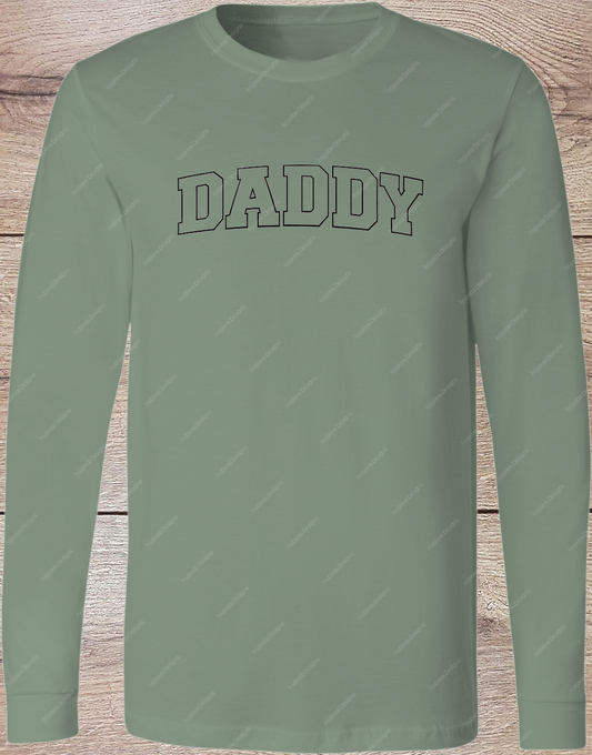 Daddy Varsity - Long Sleeve Front