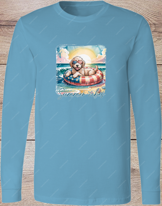 Goldendoodle Summer Vibes - Long Sleeve