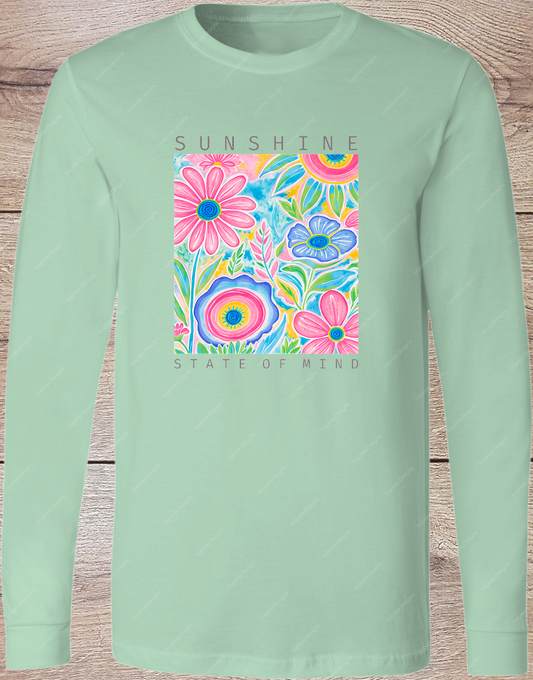 Sunshine State of Mind - Long Sleeve Front
