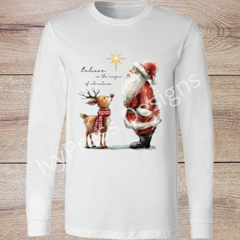 Believe Santa and Reindeer