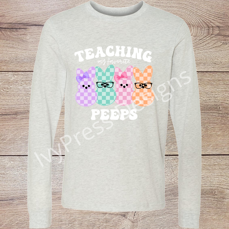 Chicks Teaching Peeps