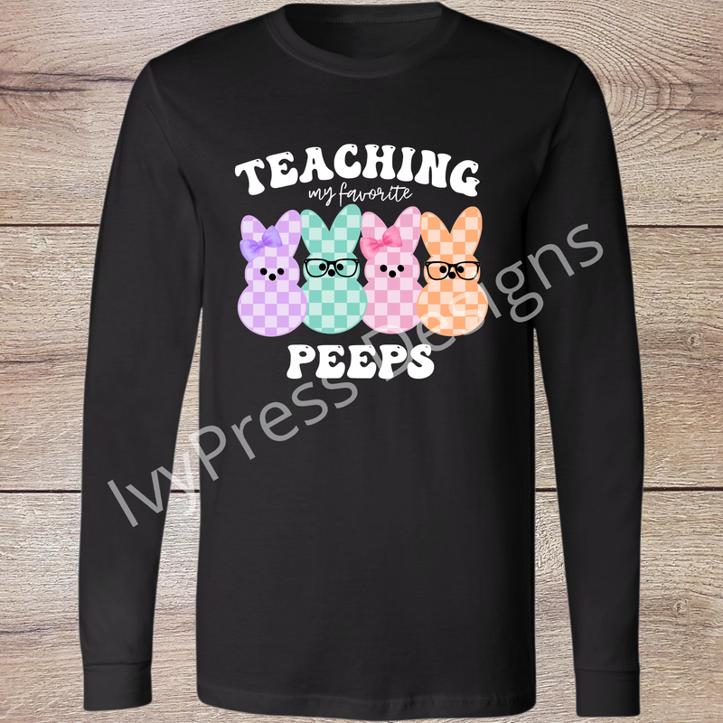 Chicks Teaching Peeps