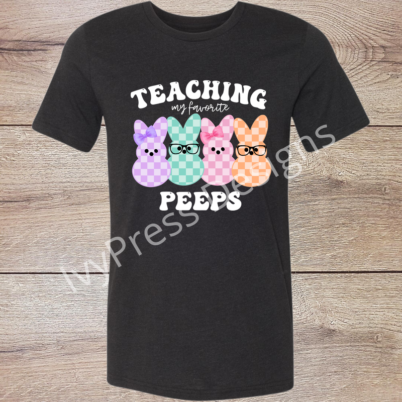 Chicks Teaching Peeps