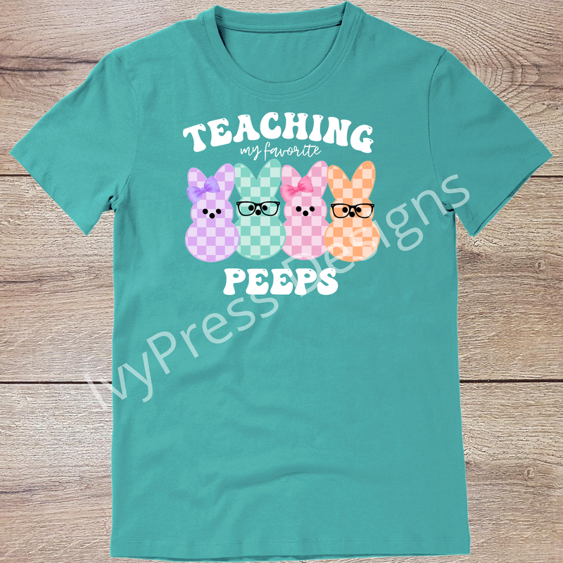 Chicks Teaching Peeps