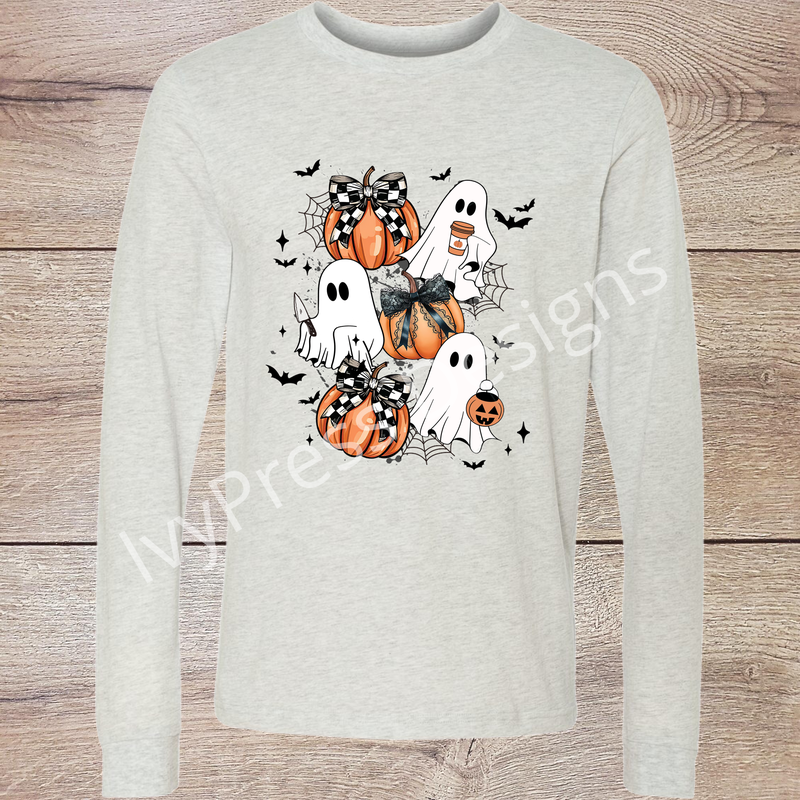 Coquette Cute Halloween Ghosts