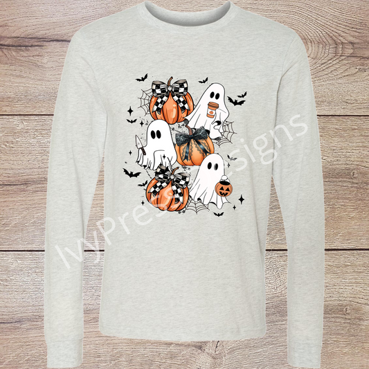 Coquette Cute Halloween Ghosts