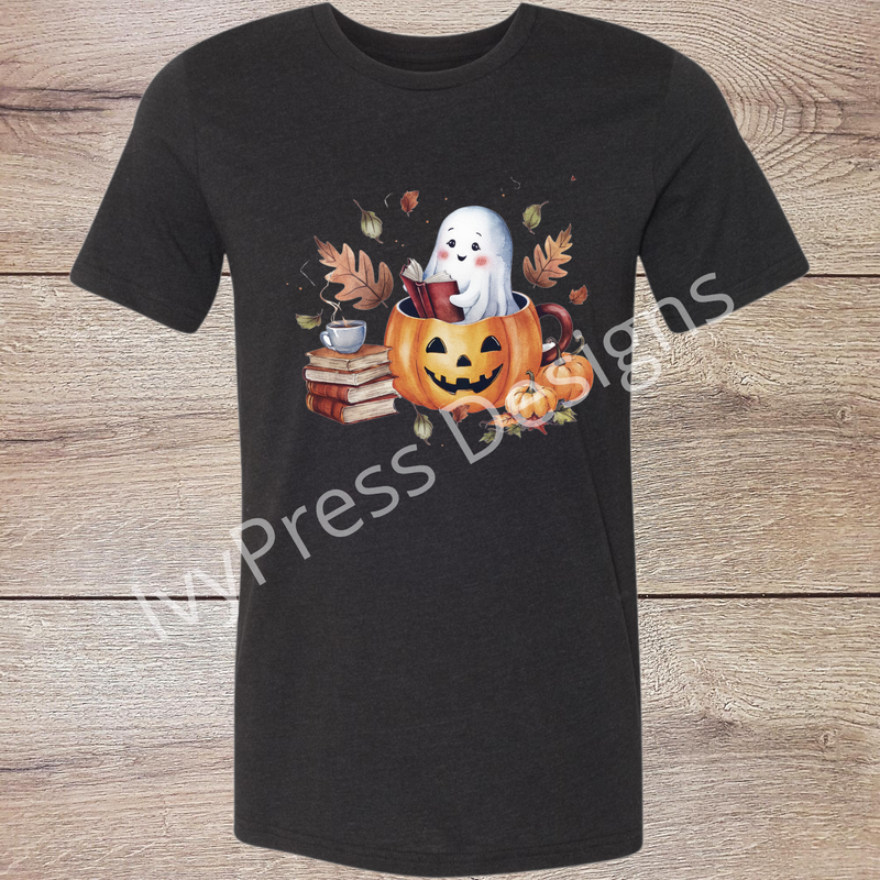 Cute Reading Ghost