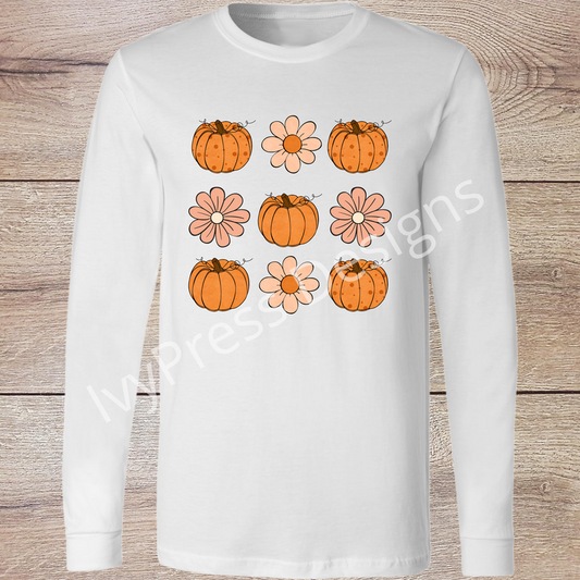 Retro Groovy Pumpkins