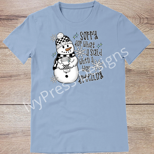 Snowman Sorry for What I said
