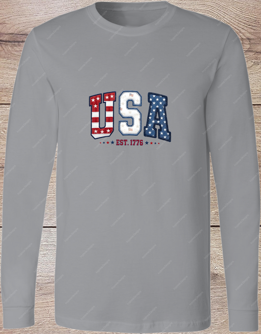 1776 USA Varsity - Long Sleeve