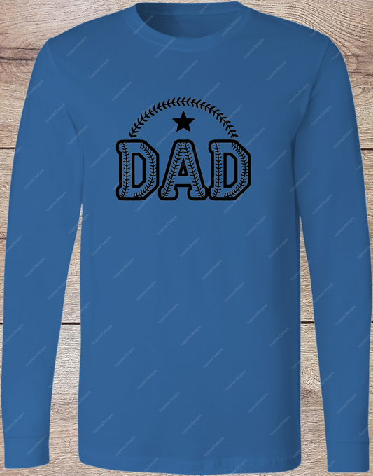 Baseball Dad - Long Sleeve Front