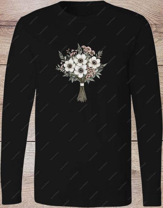 Sweet Anemone Bouquet - Long Sleeve