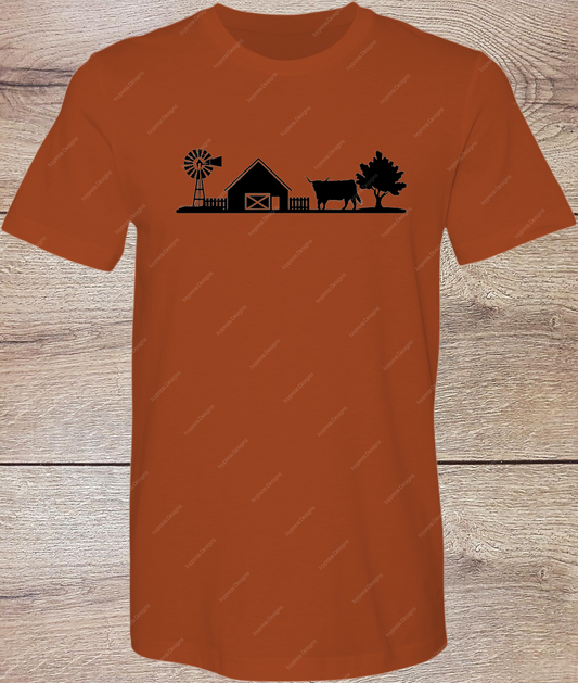 Highland Silhouette 2 - Short Sleeve Front