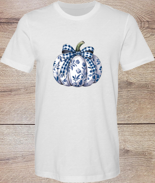 Navy Coquette Pumpkin - Short Sleeve