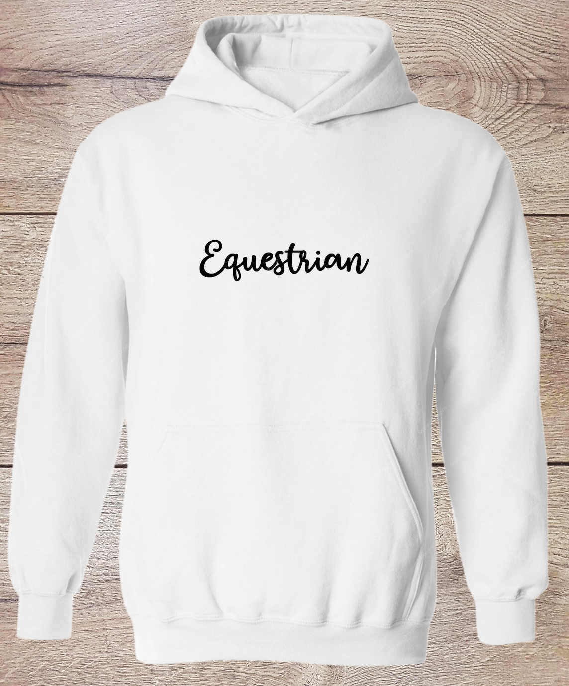 Varsity Equestrian Black - Hoodie