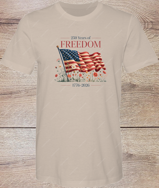 250 Years of Freedom - Short Sleeve Front