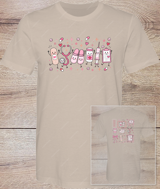 Nurse Cuties Pinks - Short Sleeve Composite