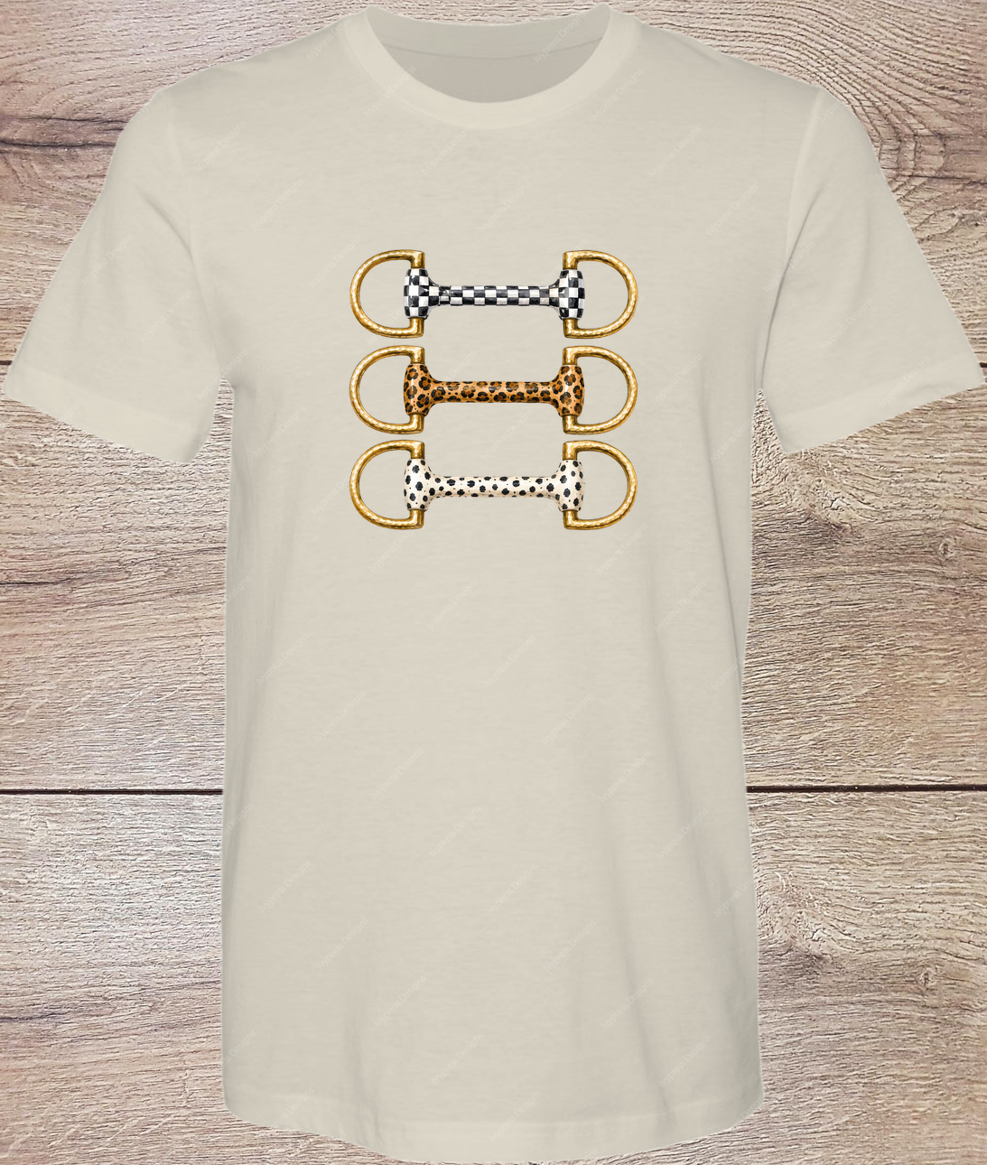 Equestrian Patterned Bits - Short Sleeve Front
