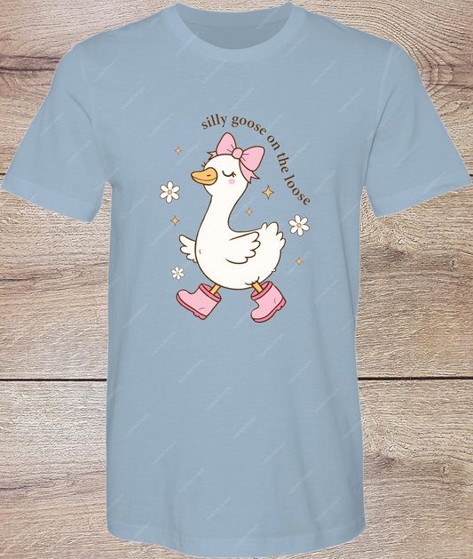 Silly Goose on the Loose - Short Sleeve Front