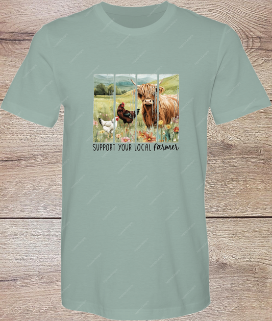 Support your local farmers - Short Sleeve