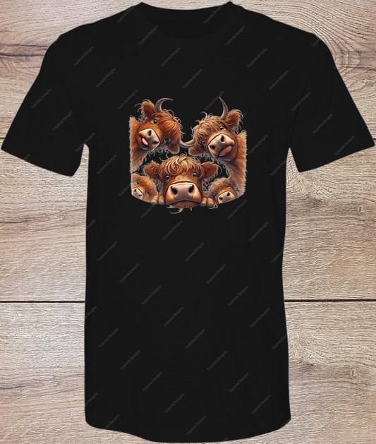 Highland Faces  - Short Sleeve
