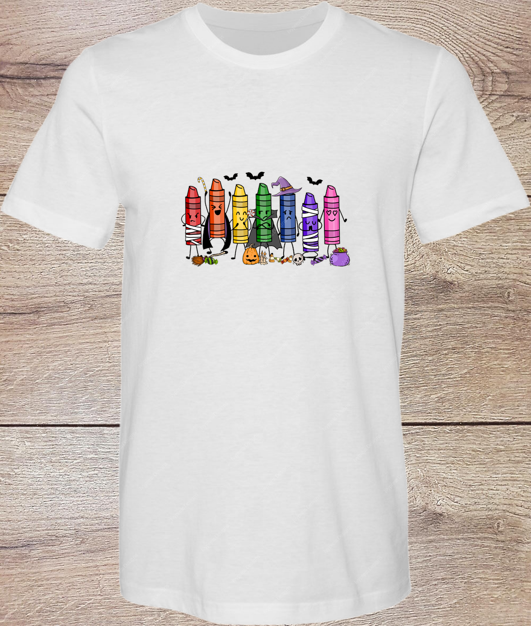 Crayon Halloween - Short Sleeve