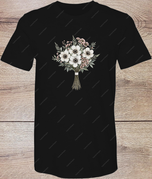 Sweet Anemone Bouquet - Short Sleeve
