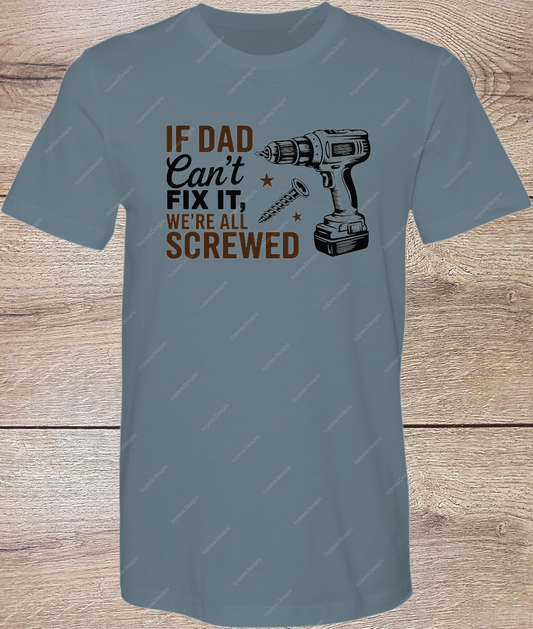 Dad Fix Father's Day - Short Sleeve Front