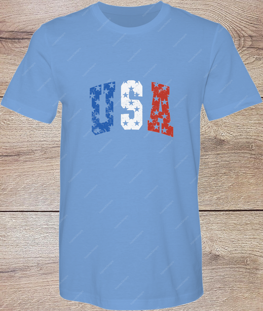 USA Red, White and Blue - Short Sleeve