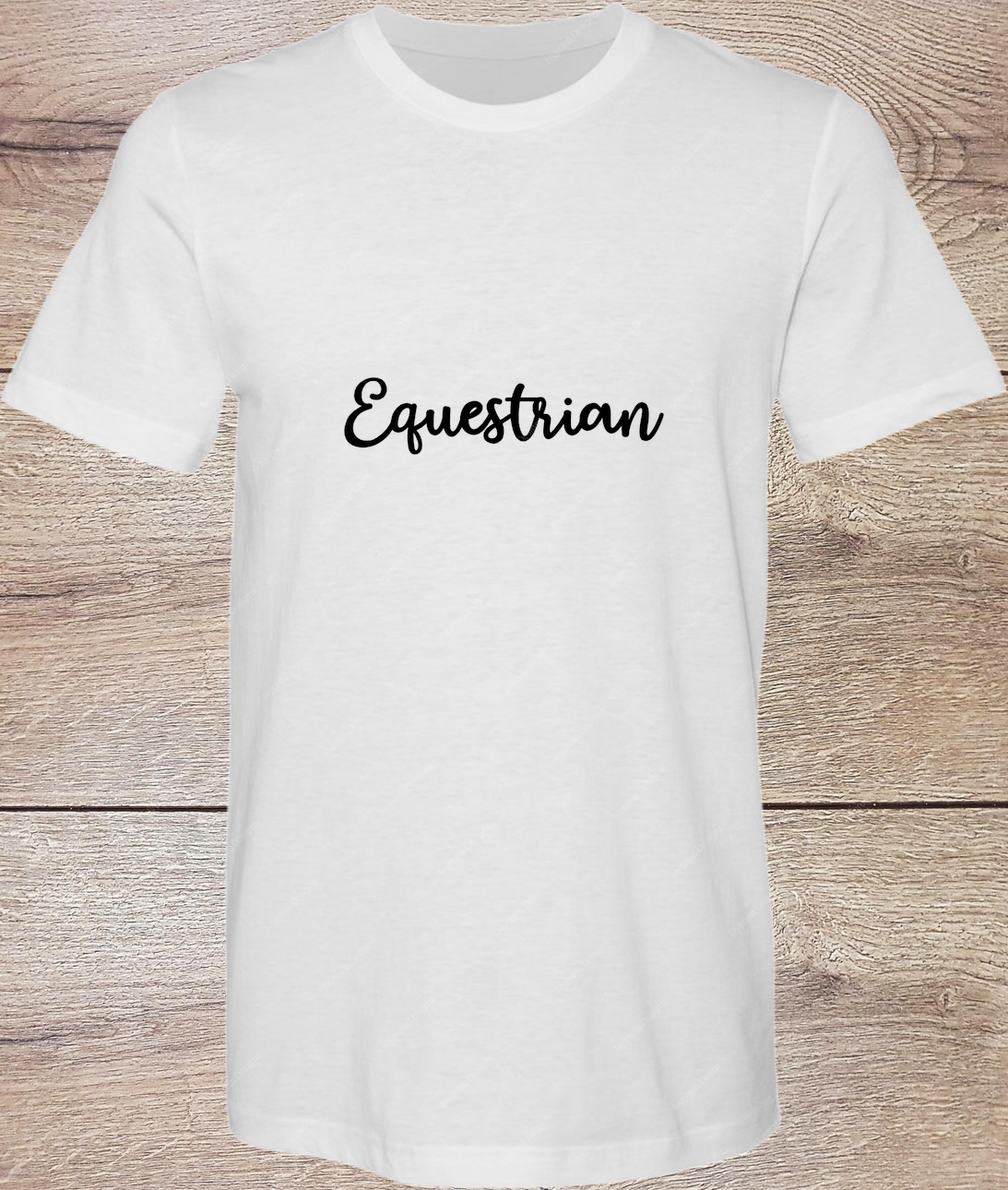 Varsity Equestrian Black - Short Sleeve