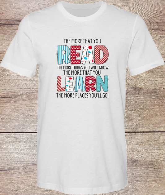Seuss Read Learn - Short Sleeve