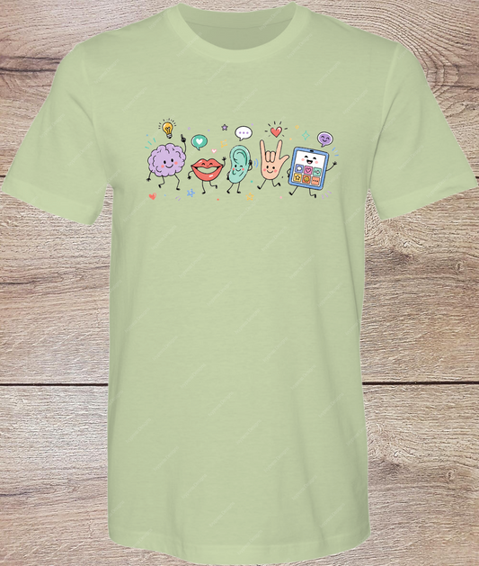 Speech Therapy Cuties - Short Sleeve Front