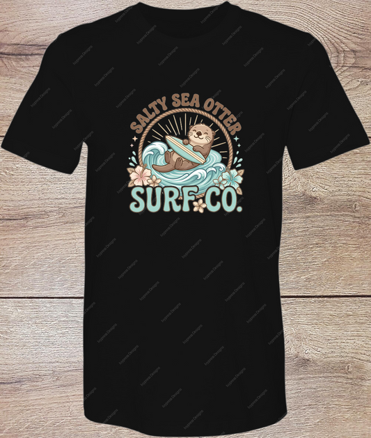 Salty Sea Otter Surf Co - Short Sleeve Front