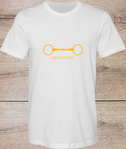 Equestrian Bit - Gold - Short Sleeve