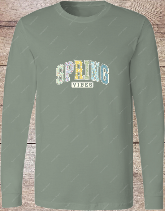 Varsity Spring Vibes - Long Sleeve