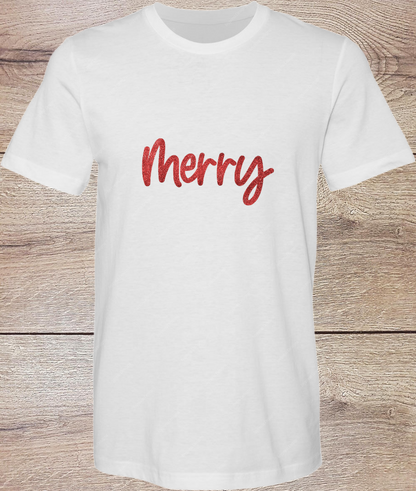 Sparkly Merry - Short Sleeve