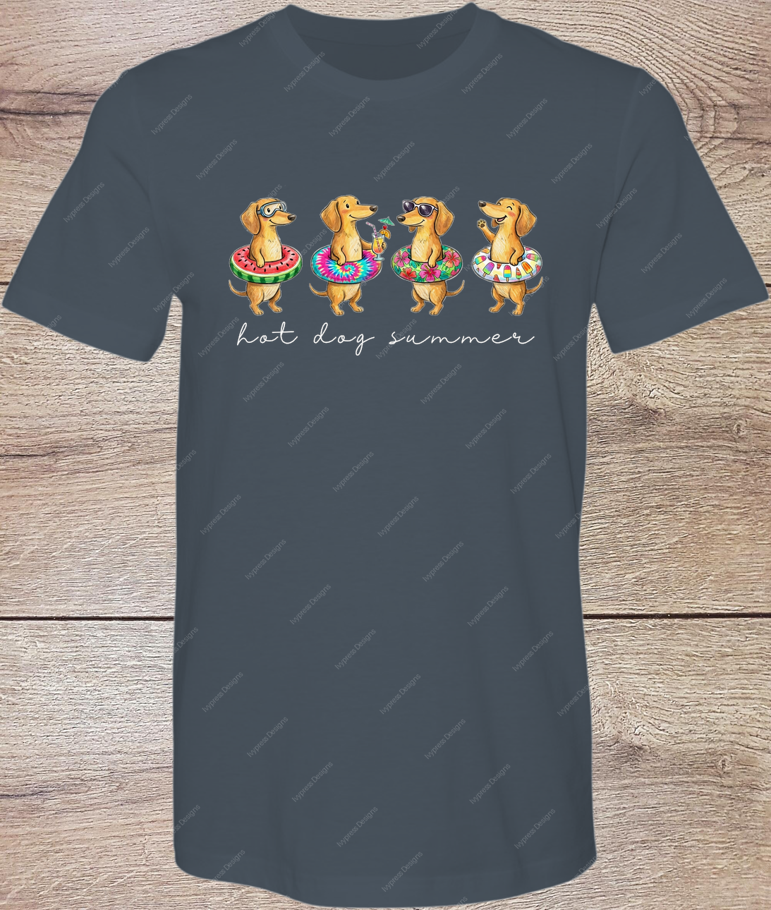 Summer Weenie Dogs - White - Short Sleeve Front