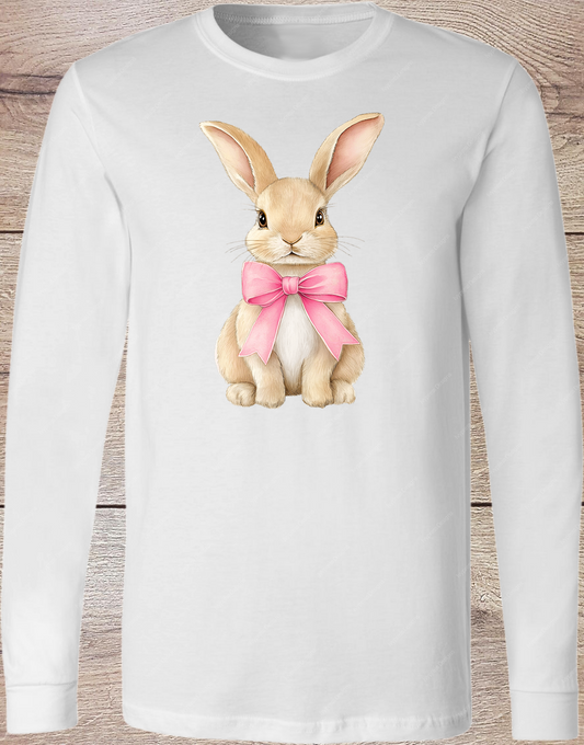 Bunny with a Bow - Long Sleeve