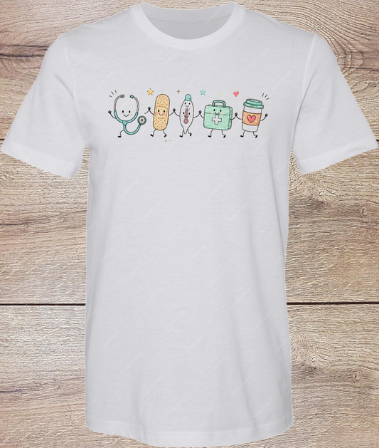 School Nurse Cuties - Short Sleeve Front