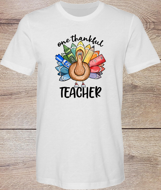 One Thankful Teacher - Short Sleeve