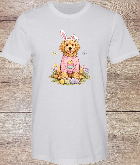 Goldendoodle Easter  - Short Sleeve