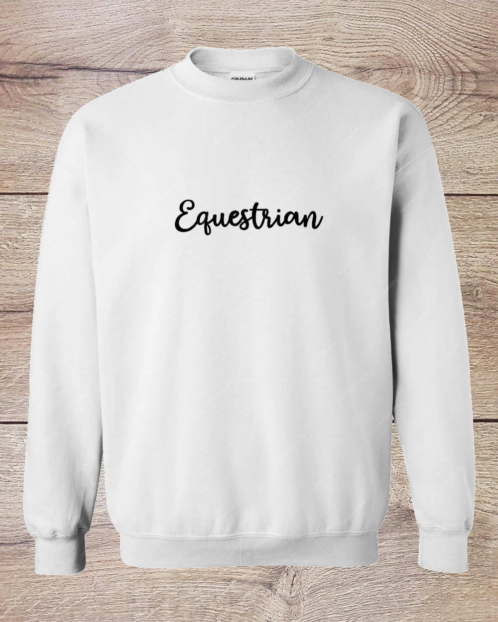 Varsity Equestrian Black - Sweatshirt