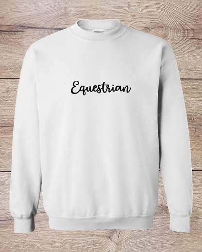 Varsity Equestrian Black - Sweatshirt