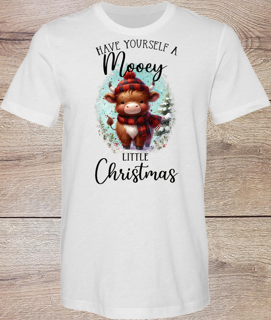 Mooey Little Christmas - Short Sleeve