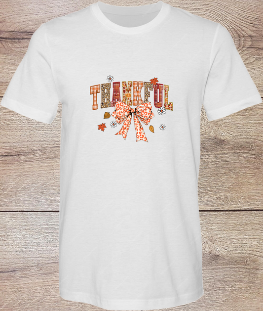 Thankful Bow - Short Sleeve