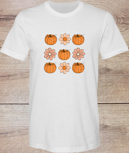 Retro Groovy Pumpkins - Short Sleeve