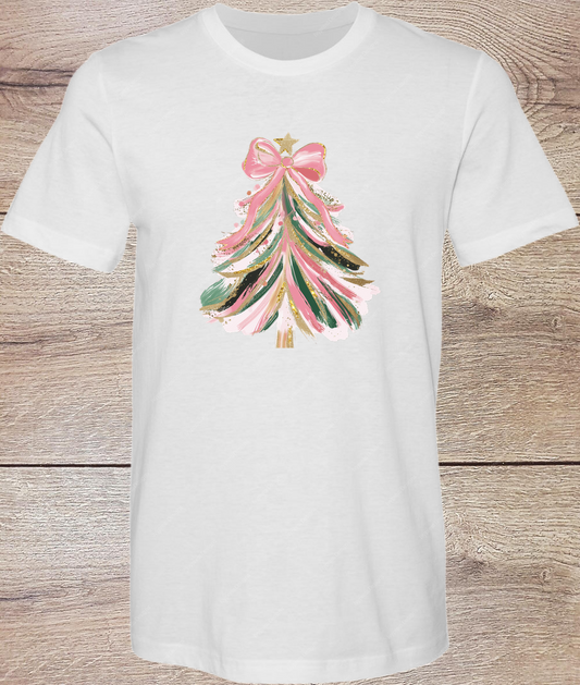 Watercolor Christmas Tree - Short Sleeve