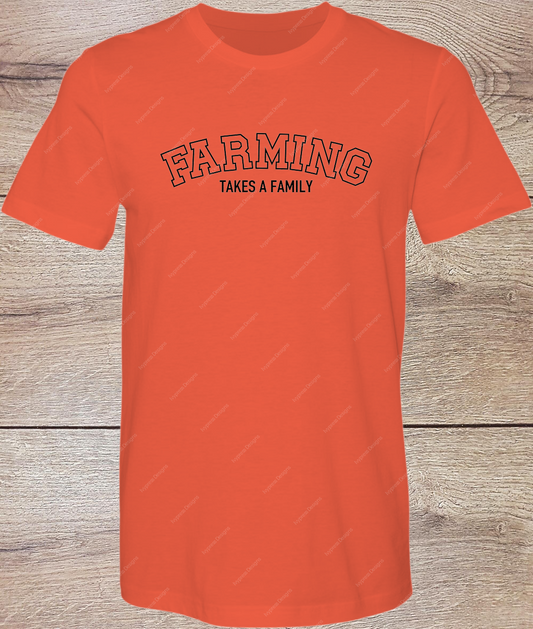 Farming is family - Short Sleeve Front