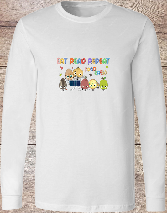 Eat Read Repeat - Long Sleeve